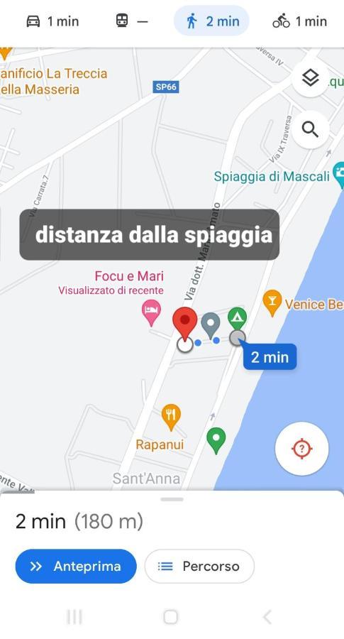 Focu E Mari Vila Mascali Exterior foto